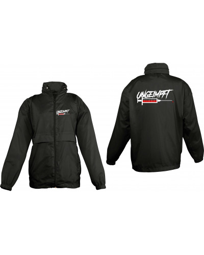 Bestickter Kinder Windbreaker (Ungeimpft, Spritze)