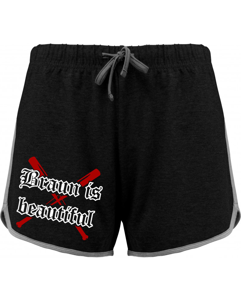 Kurze Damensporthose (Braun is beautiful)