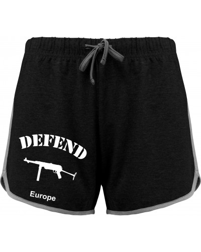 Kurze Damensporthose (Defend Europe)