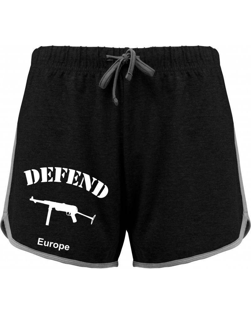 Kurze Damensporthose (Defend Europe)