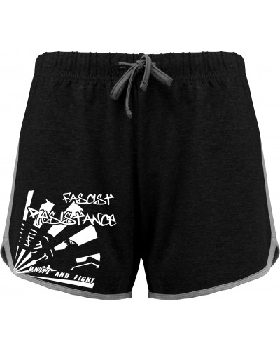 Kurze Damensporthose (Fascist Resistance)