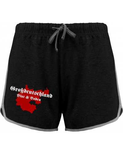 Kurze Damensporthose (Großdeutschland Blut&Boden)
