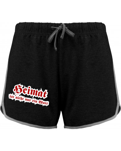 Kurze Damensporthose (Heimat ist nicht nur ein Wort)