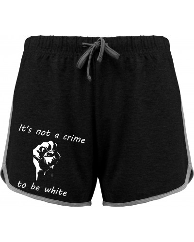 Kurze Damensporthose (Its not a crime to be white)