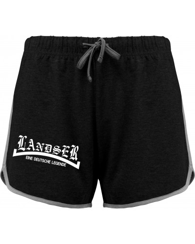 Kurze Damensporthose (Landser, weiß)