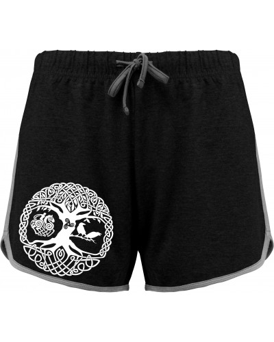 Kurze Damensporthose (Lebensbaum)