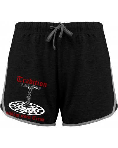 Kurze Damensporthose (Tradition schlägt jeden Trend)