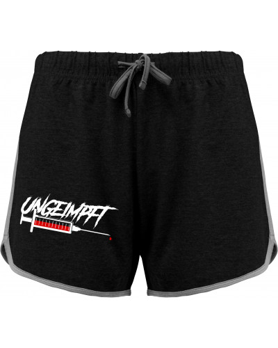 Kurze Damensporthose (Ungeimpft, Spritze)