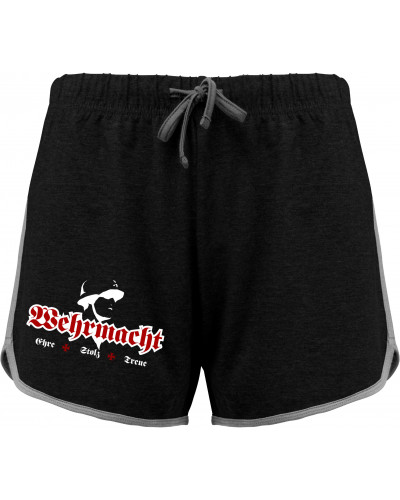 Kurze Damensporthose (Wehrmacht, ehre stolz treue)