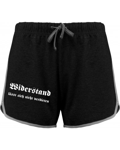 Kurze Damensporthose (Widerstand lässt sich nicht verbieten)