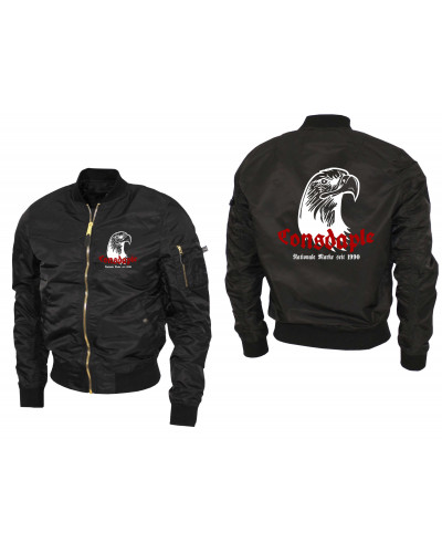 Bestickte Ma1 Bomberjacke "Leichtversion" (Consdaple, Adlerkopf 1990)