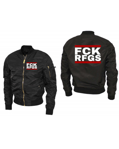 Bestickte Ma1 Bomberjacke "Leichtversion" (FCK RFGS)