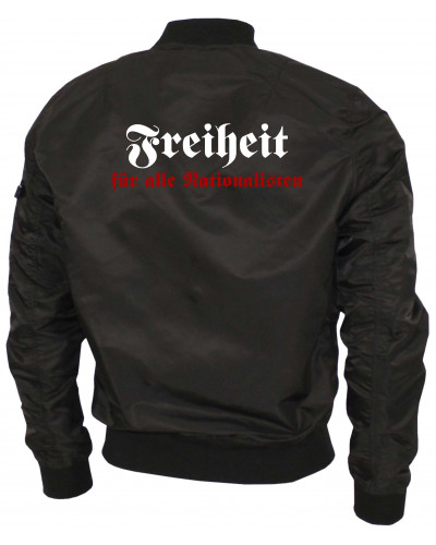Bestickte Ma1 Bomberjacke "Leichtversion" (Freiheit)