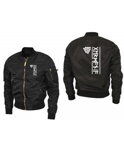 Bestickte Ma1 Bomberjacke "Leichtversion" (Germania Runen)