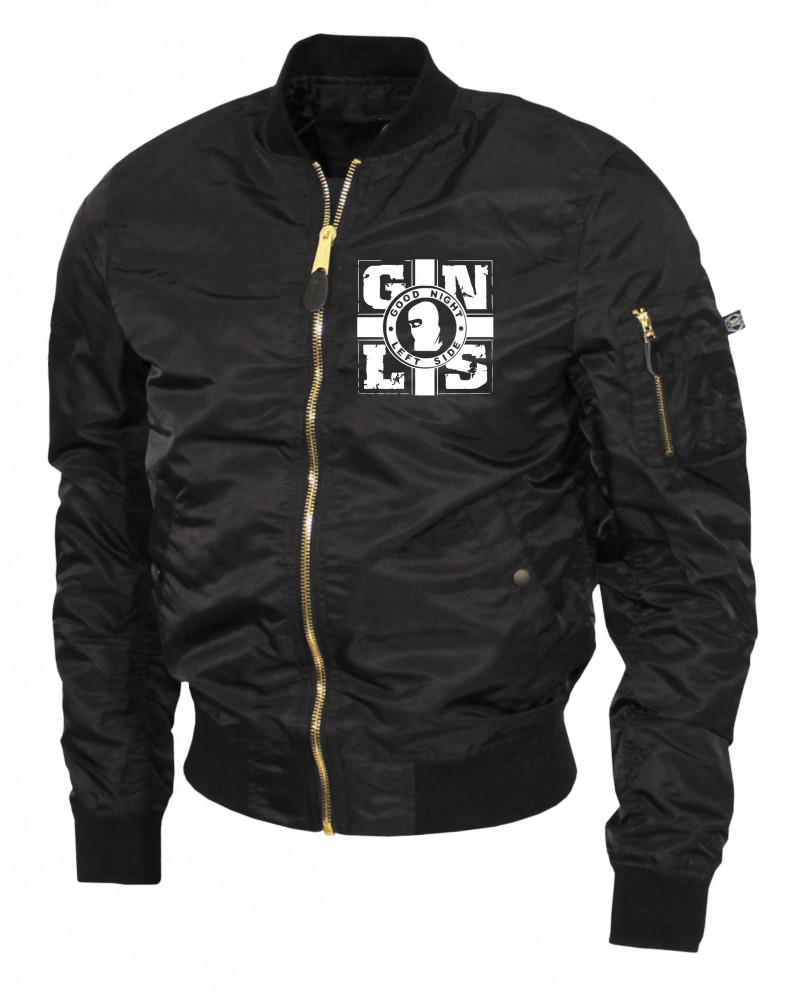 Bestickte Ma1 Bomberjacke "Leichtversion" (GNLS, Kreuz)