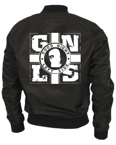 Bestickte Ma1 Bomberjacke "Leichtversion" (GNLS, Kreuz)