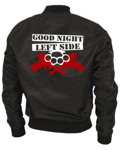 Bestickte Ma1 Bomberjacke "Leichtversion" (GNLS, Schlagring)