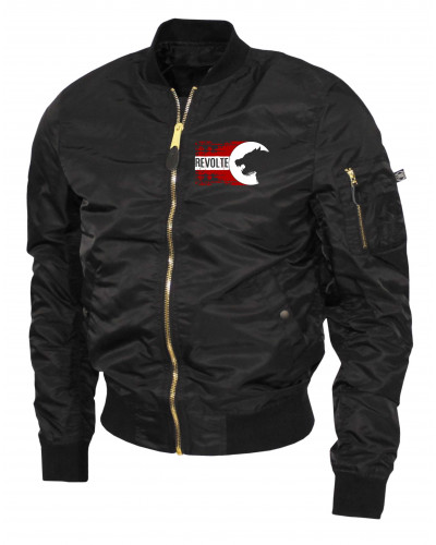 Bestickte Ma1 Bomberjacke "Leichtversion" (H8-Front)