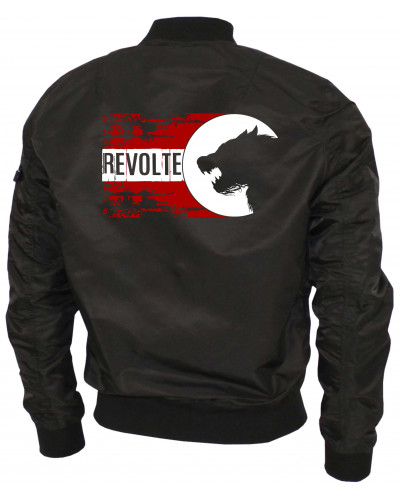 Bestickte Ma1 Bomberjacke "Leichtversion" (H8-Front)