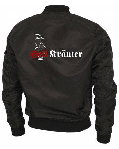 Bestickte Ma1 Bomberjacke "Leichtversion" (Heil Kräuter)