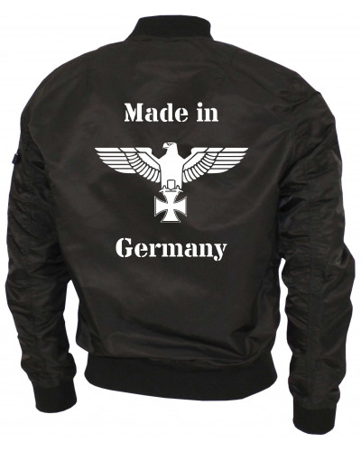 Bestickte Ma1 Bomberjacke "Leichtversion" (Made in Germany)