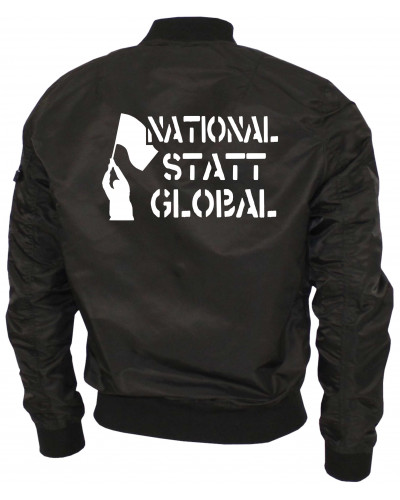 Bestickte Ma1 Bomberjacke "Leichtversion" (National statt global)