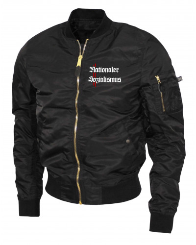 Bestickte Ma1 Bomberjacke "Leichtversion" (Nationaler Sozialismus)