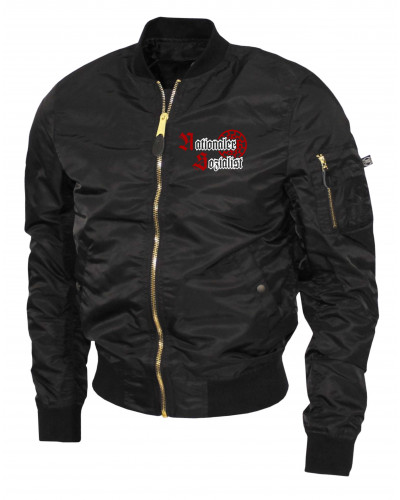 Bestickte Ma1 Bomberjacke "Leichtversion" (Nationaler Sozialist)