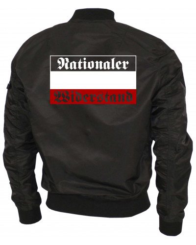 Bestickte Ma1 Bomberjacke "Leichtversion" (Nationaler Widerstand)