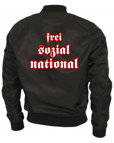 Bestickte Ma1 Bomberjacke "Leichtversion" (Nationalist, FSN)