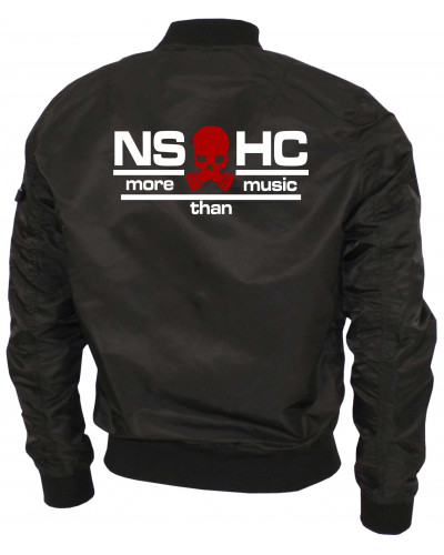 Bestickte Ma1 Bomberjacke "Leichtversion" (NS HC, more than music)