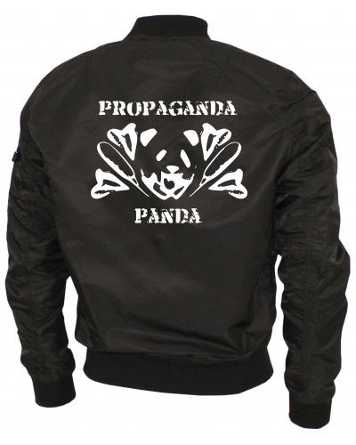 Bestickte Ma1 Bomberjacke "Leichtversion" (Propaganda Panda)