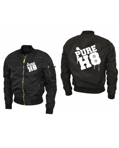 Bestickte Ma1 Bomberjacke "Leichtversion" (Pure H8)