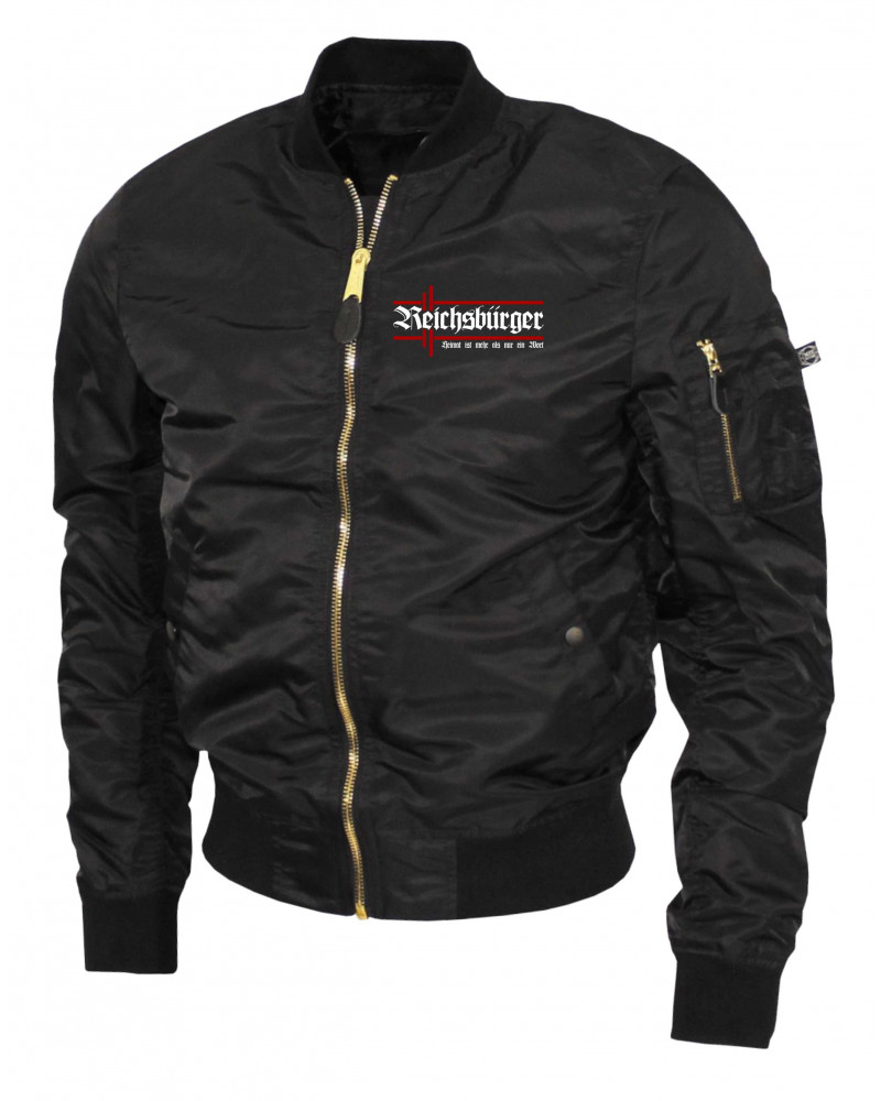 Bestickte Ma1 Bomberjacke "Leichtversion" (Reichsbürger, Heimat)