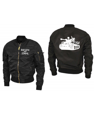 Bestickte Ma1 Bomberjacke "Leichtversion" (Riesen aus Stahl)