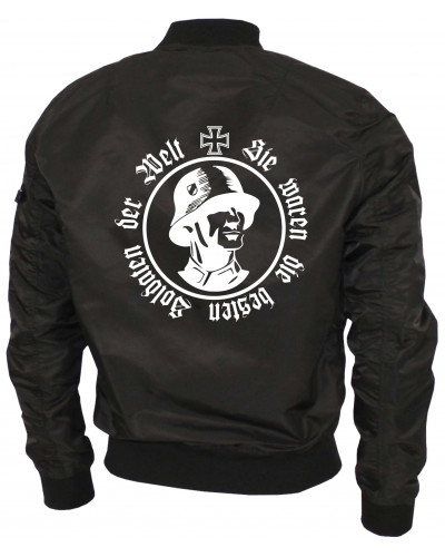 Bestickte Ma1 Bomberjacke "Leichtversion" (Sie waren die besten Soldaten der Welt)