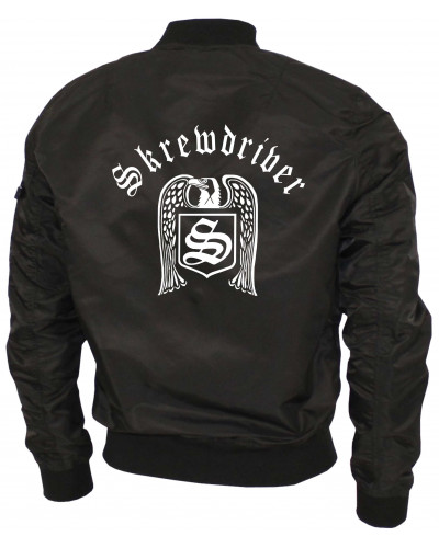 Bestickte Ma1 Bomberjacke "Leichtversion" (Skrewdriver)