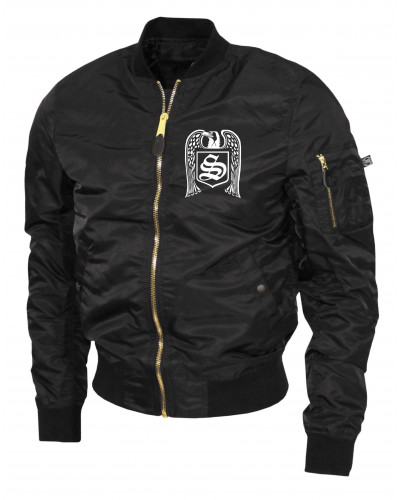 Bestickte Ma1 Bomberjacke "Leichtversion" (Skrewdriver, Adler)