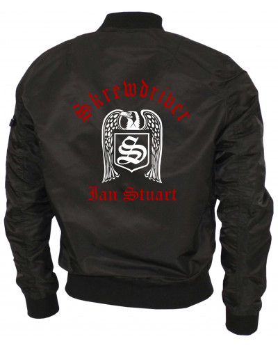 Bestickte Ma1 Bomberjacke "Leichtversion" (Skrewdriver, Ian Stuart)