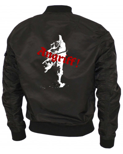 Bestickte Ma1 Bomberjacke "Leichtversion" (Soldat, Angriff)