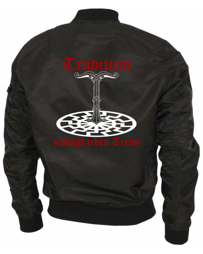 Bestickte Ma1 Bomberjacke "Leichtversion" (Tradition schlägt jeden Trend)