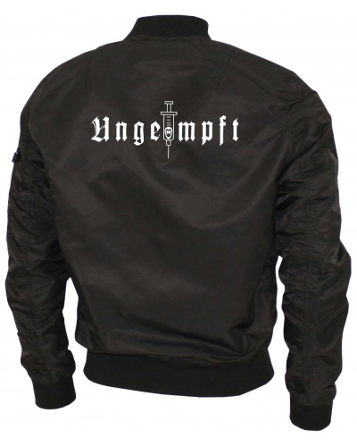 Bestickte Ma1 Bomberjacke "Leichtversion" (Ungeimpft, Einfarbig)