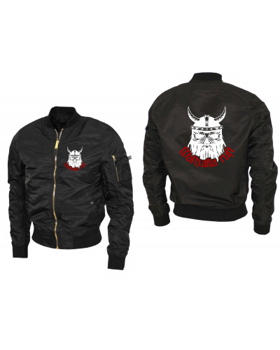 Bestickte Ma1 Bomberjacke "Leichtversion" (Walhalla ruft)