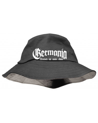 Bestickter Premium Anglerhut (Germania, Deutsch ist mein Sinn)