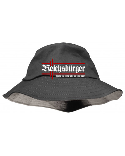 Bestickter Premium Anglerhut (Reichsbürger, Heimat)