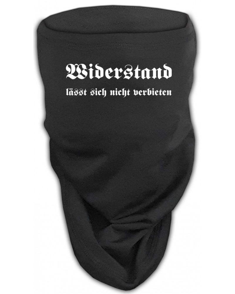 Besticktes Softshell Gesichtstuch (Widerstand lässt sich nicht verbieten)