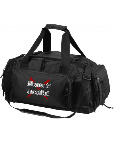 Bestickte Sporttasche "Magni" (Braun is beautiful)