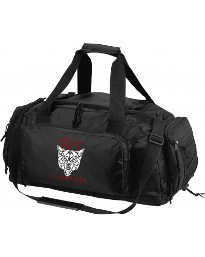 Bestickte Sporttasche "Magni" (Lieber ein Wolf Odins als ein Lamm Gottes)