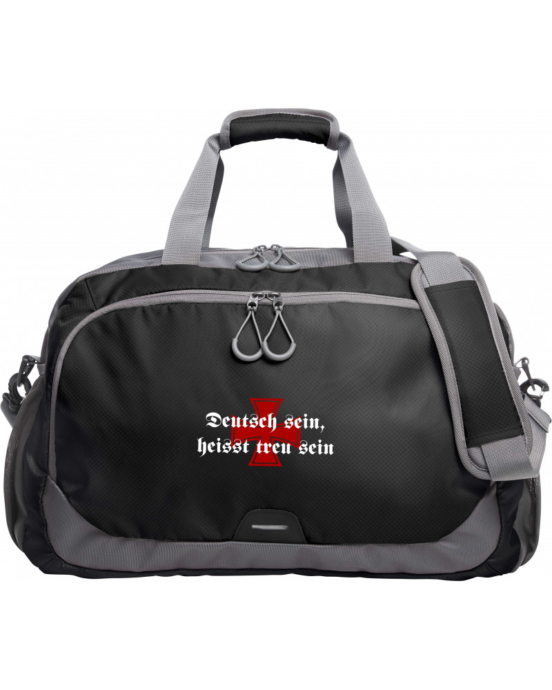 Bestickte Sporttasche "Surt" (Deutsch sein, heißt treu sein)
