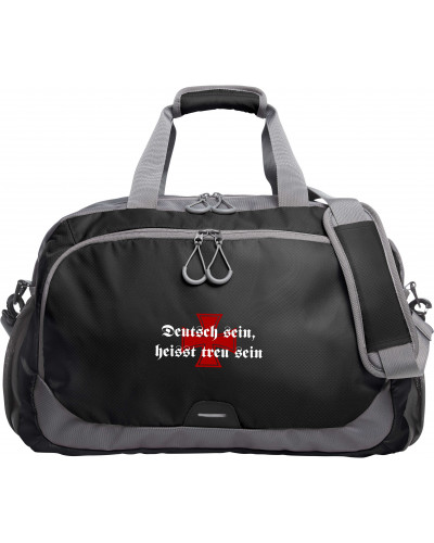 Bestickte Sporttasche "Surt" (Deutsch sein, heißt treu sein)